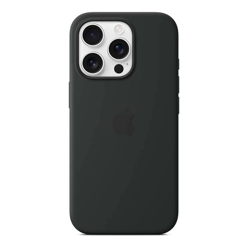 Чехол для iPhone 16 Pro Silicone Case Black, чёрный