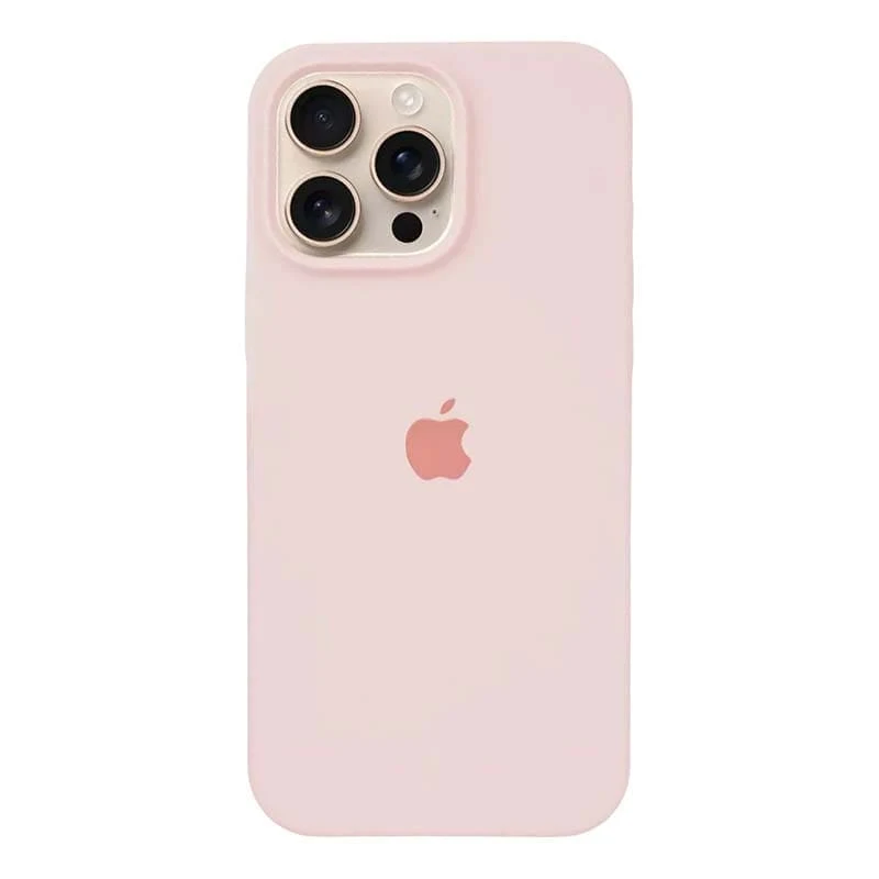 Чехол для iPhone 16 Pro Max Silicone Case Light Pink, светло-розовый