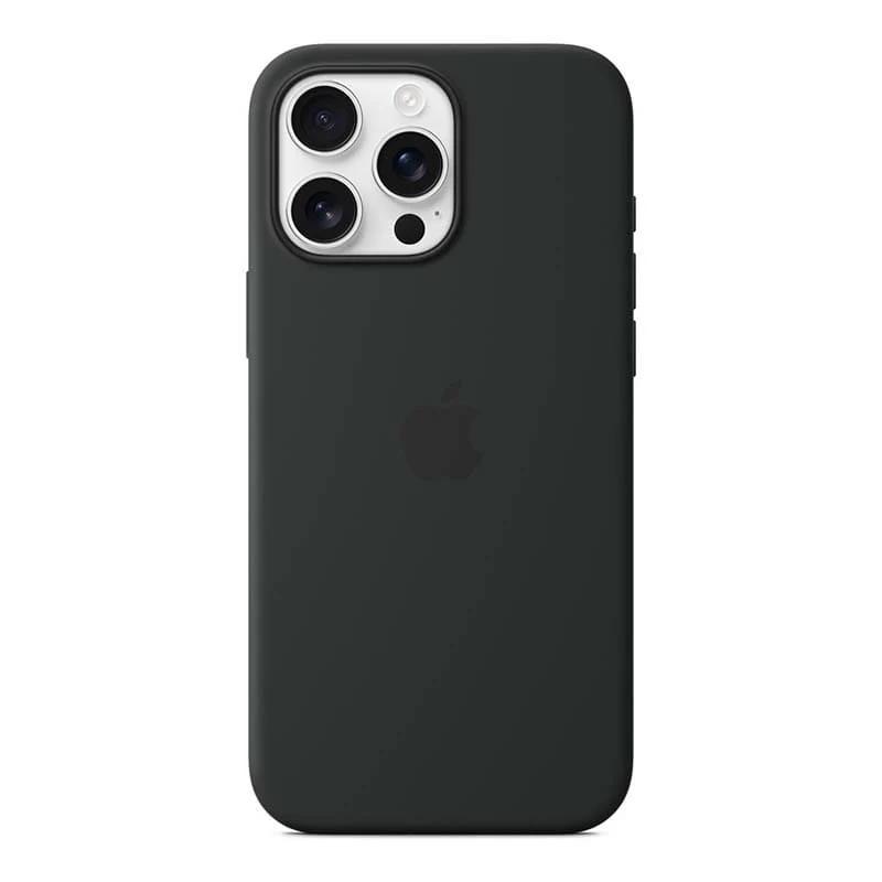 Чехол для iPhone 16 Pro Max Silicone Case Black, чёрный
