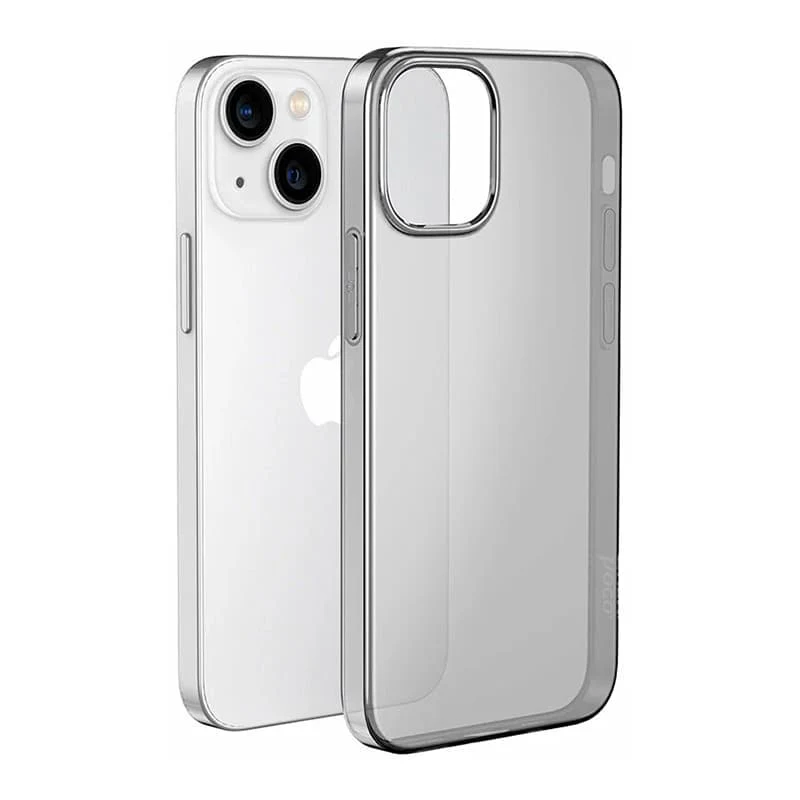 Чехол hoco. Creative Mobile phone case для Apple iPhone 15 Plus Прозрачный черный