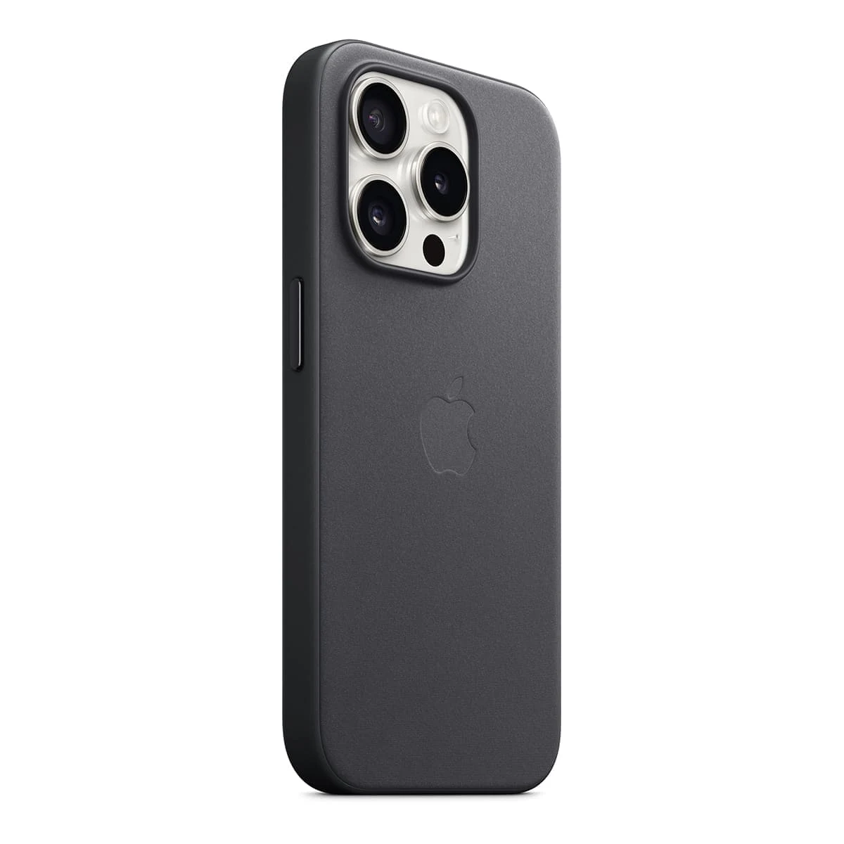 Чехол Кожаный Apple iPhone 15 Pro с MagSafe Black, черный